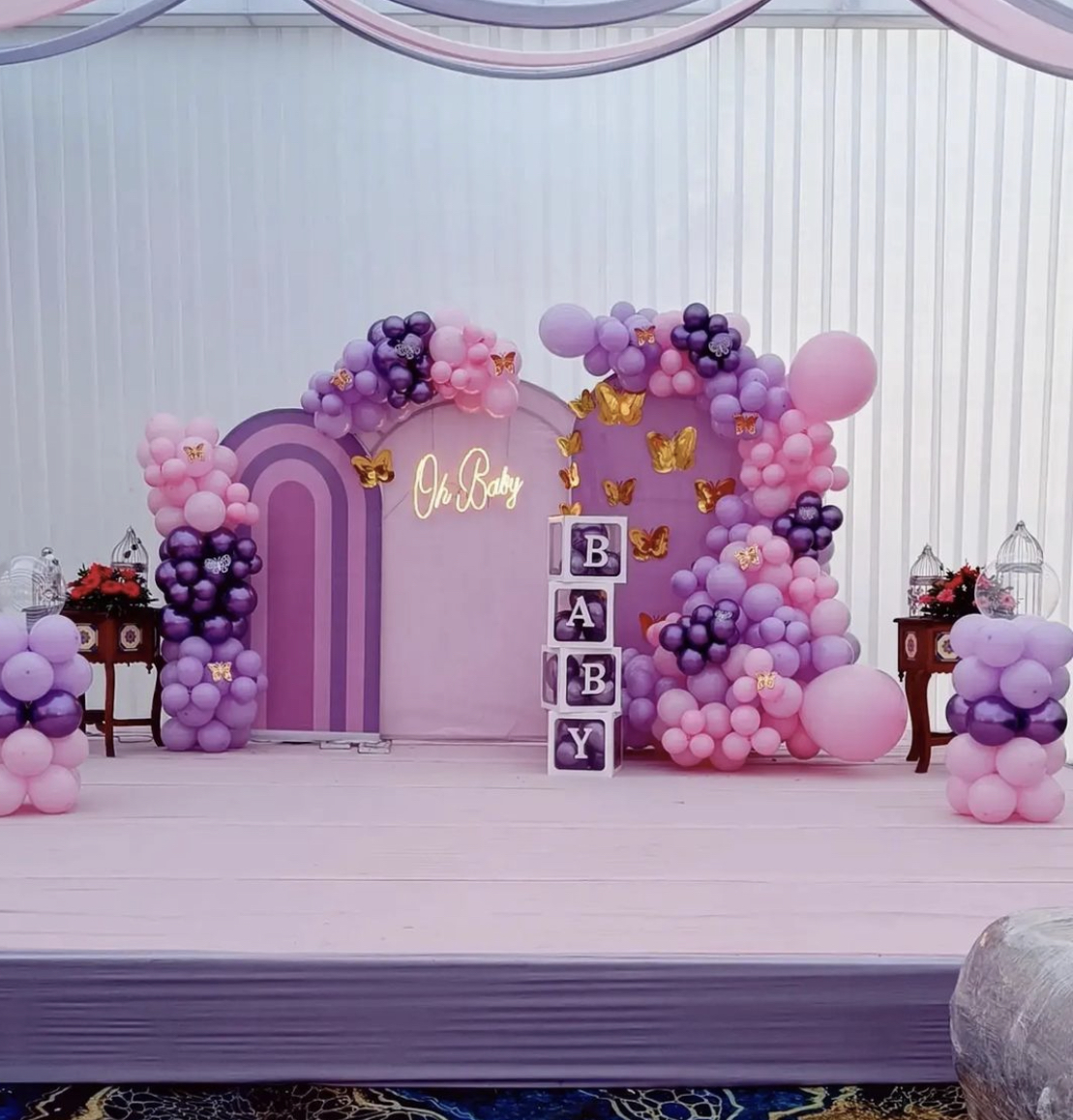 welcome and baby shower decoration