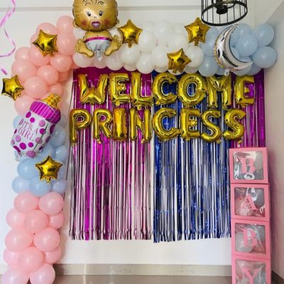 welcome and baby shower decoration