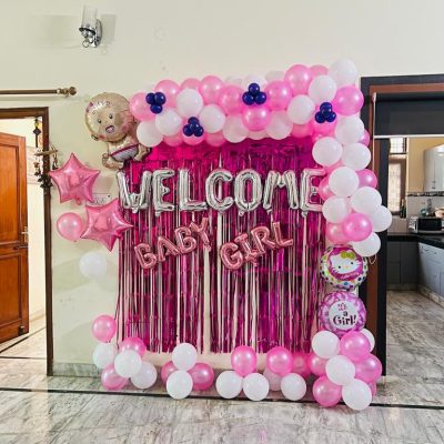 welcome and baby shower decoration