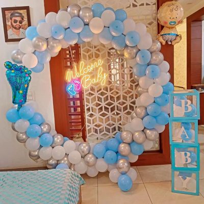 welcome and baby shower decoration